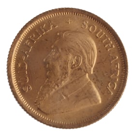 1/10 GOLD KRUGERRAND COIN BU 1982