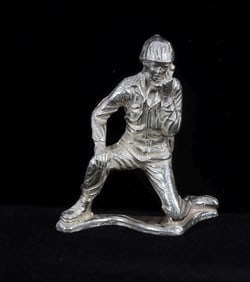 36.6 GRAMS 999 FINE SILVER ARMY CODE TALKER FIGURE