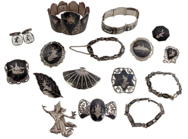 DEALERS LOT OF .925 SIAM SILVER THAI THAILAND