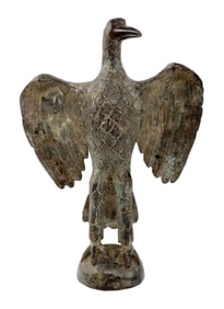 BRONZE SPREADWING EAGLE FIGURE