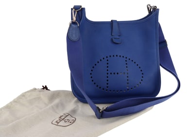 HERMES EVELYNE LEATHER CROSSBODY PM BAG