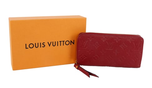 LOUIS VUITTON EMPREINTE ZIPPY WALLET AURORE