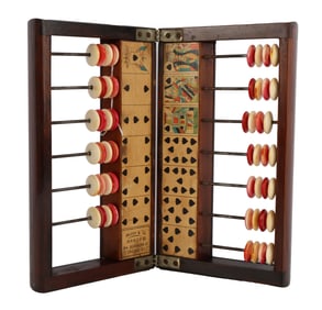 ANTIQUE CAROT COUNTING BOARD NEW WEST