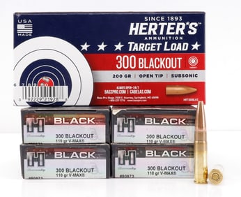 100 ROUNDS .300 AAC BLACKOUT AMMO