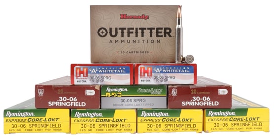200 RDS .30-06 SPRINGFIELD HUNTING RIFLE AMMO