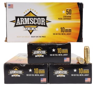 200 RDS 10MM AUTO 180GR FMJ PISTOL AMMO