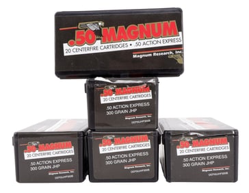 99 ROUNDS .50 ACTION EXPRESS .50 AE 300GR JHP