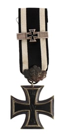 1870 IRON CROSS W 25 YEAR ANNIVERSARY OAK LEAVES