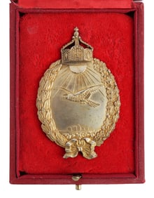 WWI IMPERIAL PRUSSIAN SEA PILOT BADGE