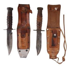 JET PILOT SURVIVAL KNIVES CAMILLUS LOT OF 2