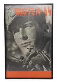 WWII GERMAN REICH WAFFEN-SS PROPAGANDA POSTER