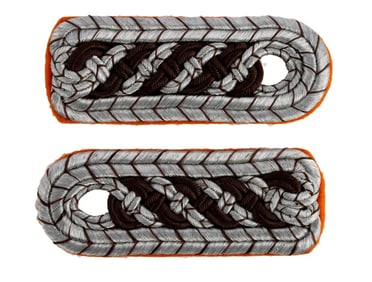 WWII GERMAN REICH MUNICIPAL POLICE SHOULDER TABS