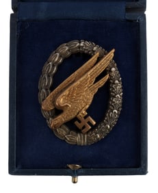LUFTWAFFE PARATROOPER BADGE WWII GERMAN