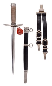 WWII GERMAN THIRD REICH HITLER YOUTH LEADER DAGGER