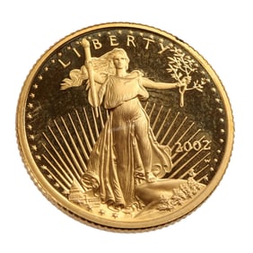 2002 PROOF 1/10TH OUNCE GOLD AMERICAN EAGLE