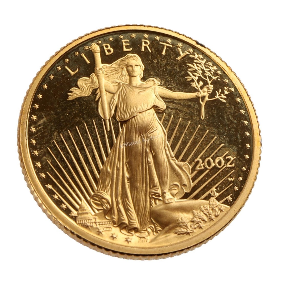 2002 PROOF 1/10TH OUNCE GOLD AMERICAN EAGLE