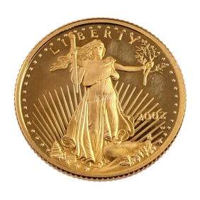 2002 PROOF 1/10TH OUNCE GOLD AMERICAN EAGLE