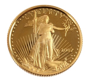2007 PROOF 1/10TH OUNCE GOLD AMERICAN EAGLE