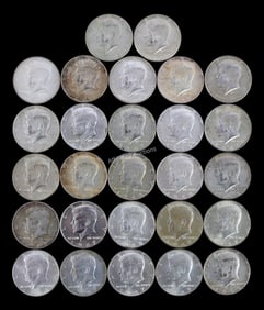 $13.50 FACE VALUE 40% SILVER KENNEDY HALF DOLLARS