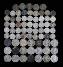 US .900 SILVER CONSTITUTIONAL COINS $10 FACE VALUE