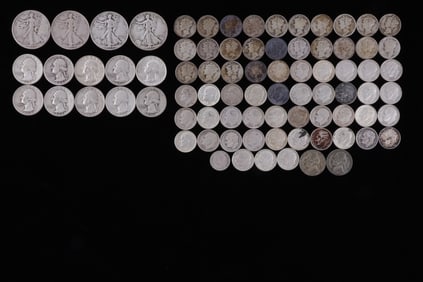 US .900 SILVER CONSTITUTIONAL COINS $10 FACE VALUE