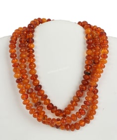 HINDU MALA PRAYER BEADS MADE FROM BALTIC AMBER