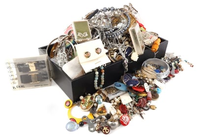 OVER 16 LBS OF COSTUME JEWELRY