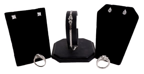 STERLING SILVER JEWELRY EARRINGS BRACELET RINGS