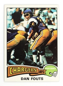 DAN FOUTS 1975 TOPPS TRADING CARD
