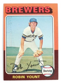 ROBIN YOUNT 1975 TOPPS TRADING CARD