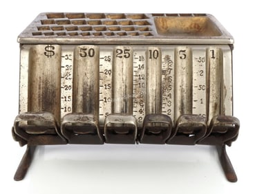 STAATS COIN CHANGING TRAY 1890S