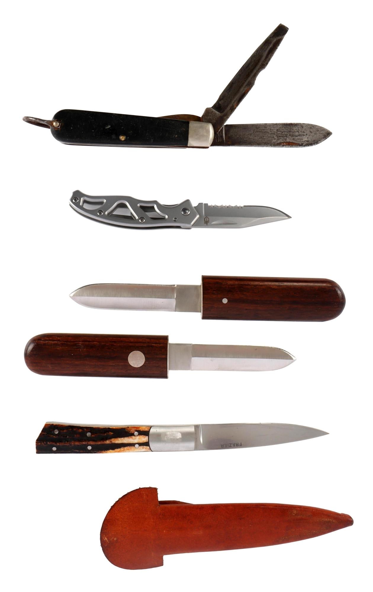 FOUR KNIVES CAMILLUS GERBER SOPPERA FRAZIER (1 of 10)