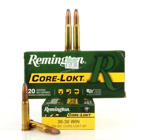 40 RDS 30-30 WIN 150GR SP REMINGTON CORE-LOKT AMMO