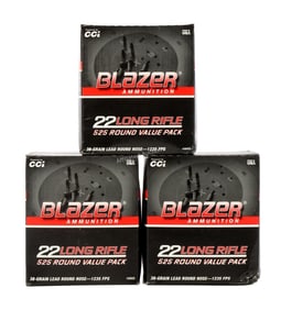 1575 RDS .22 LR 38GR LRN CCI BLAZER RIMFIRE AMMO