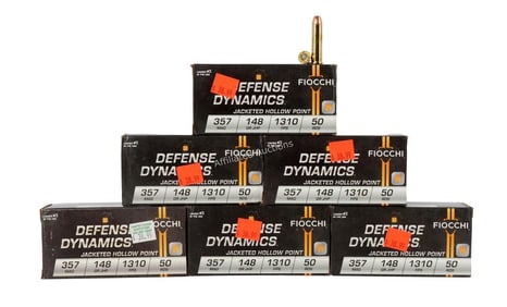 300 RDS .357 MAGNUM 148GR JHP FIOCCHI DEFENSE AMMO