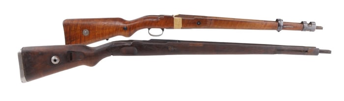 GERMAN K98 & CHILEAN M1895 CARBINE MAUSER STOCKS