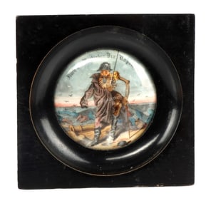 PRUSSIAN ENAMEL PORTRAIT OF A SOLDIER NAPOLEONIC