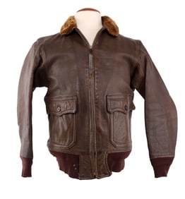 WWII US NAVY PILOT M422 G-1 PILOT'S FLIGHT JACKET
