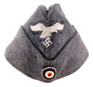 WWII GERMAN LUFTWAFFE EM/NCO SIDE CAP SCHIFFCHEN