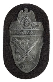 WWII GERMAN THIRD REICH DEMJANSK SHIELD