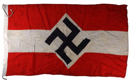 WWII GERMAN THIRD REICH HITLERJUGEND BANNER