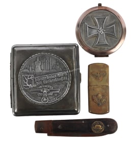 WWII GERMAN THIRD REICH PERSONAL EFFECTS LOT OF 4