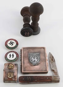 WWII GERMAN THIRD REICH PERSONAL EFFECTS LOT OF 7
