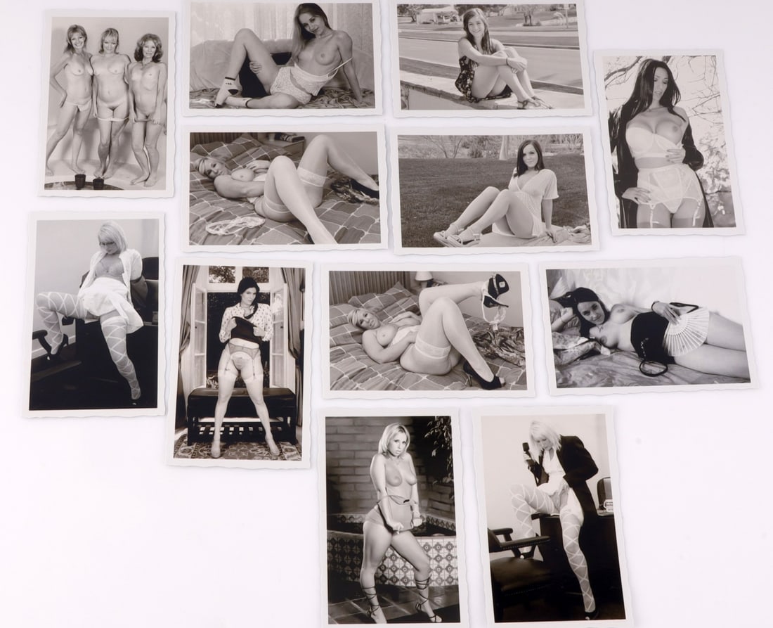 CONTEMPORARY EROTIC PHOTOGRAPHS LOT OF 12 (1 of 6)