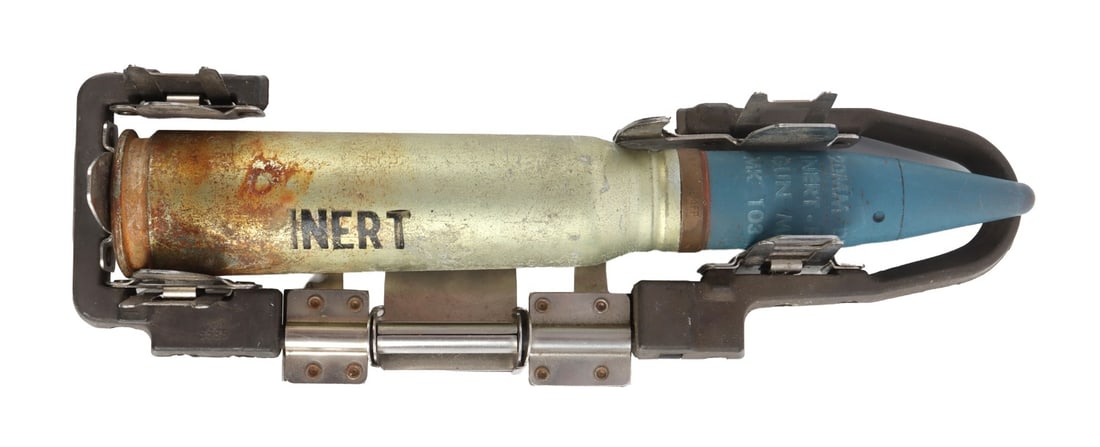 US NAVY MK 12 CANNON DUMMY ROUND MAINTENANCE CLIP (1 of 7)