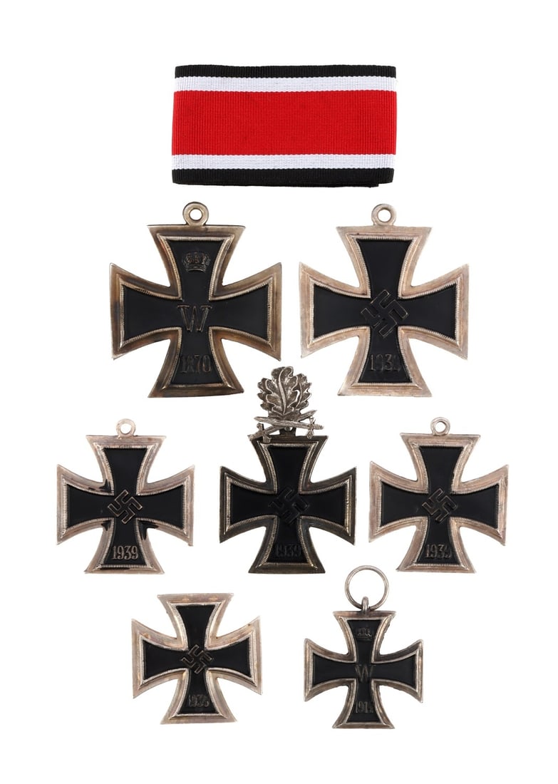WWII GERMAN THIRD REICH IRON CROSS LOT OF 7 (1 of 9)