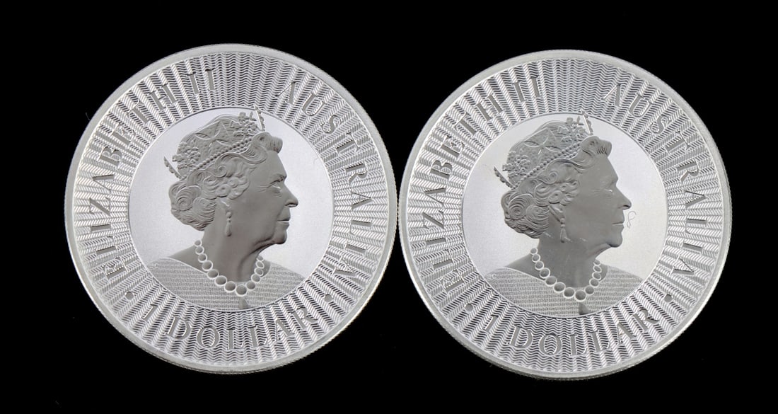2 ONE TROY OUNCE .999 SILVER AUSTRALIAN DOLLARS (1 of 2)