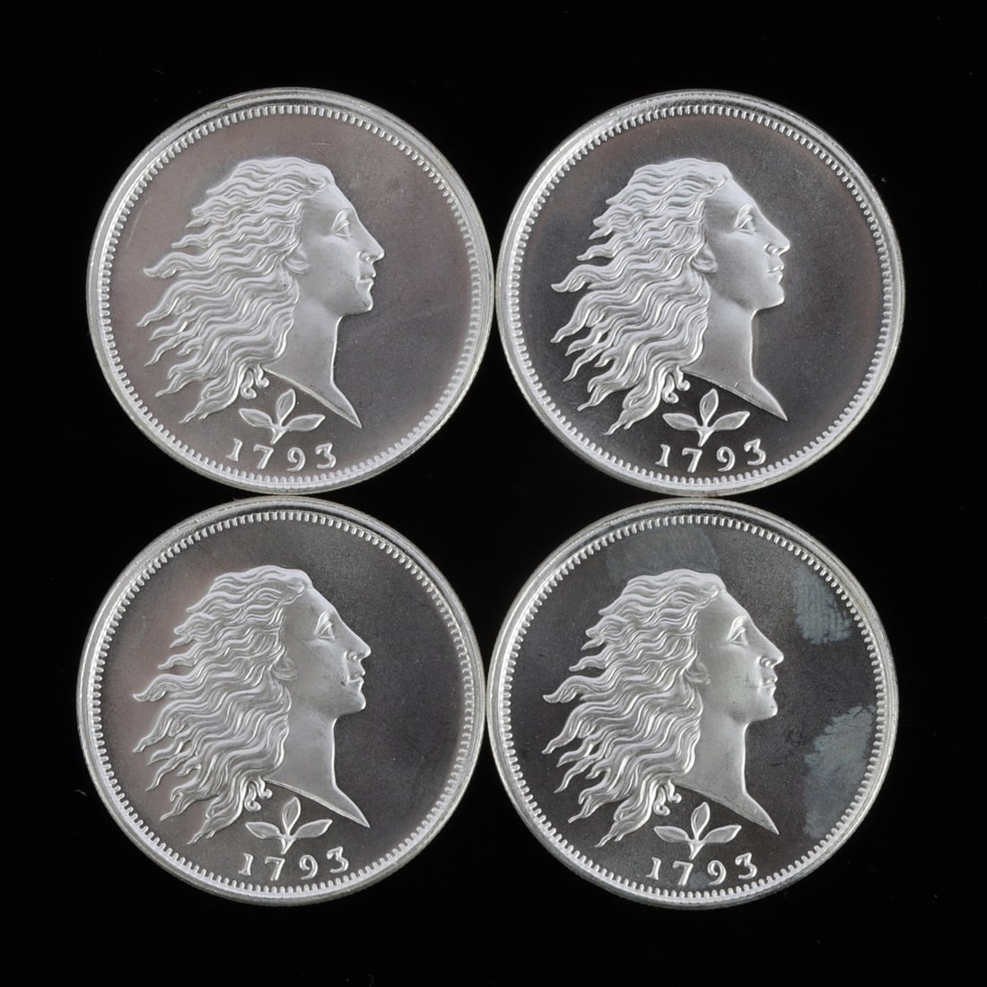 4 HALF TROY OUNCE .999 SILVER LIBERTY ROUNDS (1 of 2)