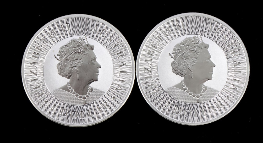 2 ONE TROY OUNCE .999 SILVER AUSTRALIAN DOLLARS (1 of 2)
