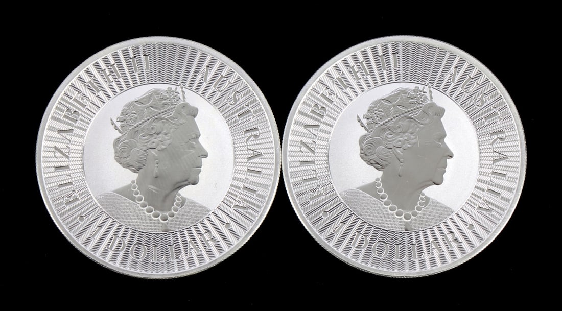 2 ONE TROY OUNCE .999 SILVER AUSTRALIAN DOLLARS (1 of 2)